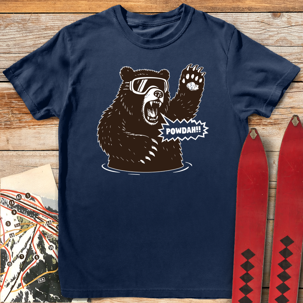 379 Powdah Bear White - Navy