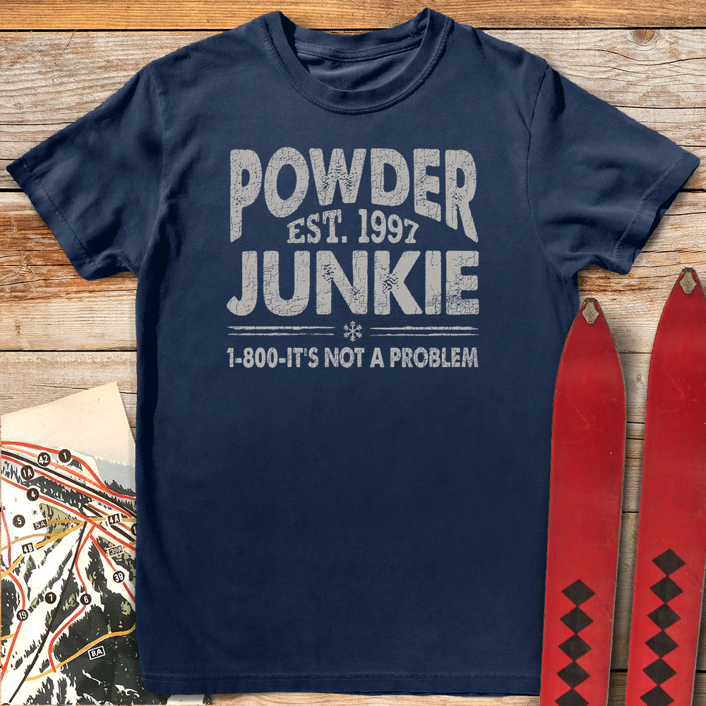 518 Powder Junkie White - Navy