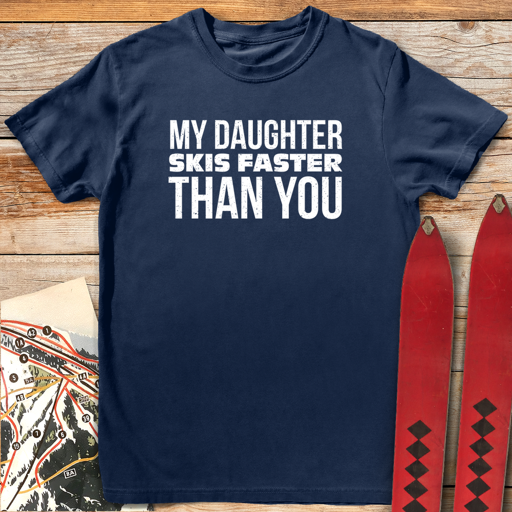568 Daughter Skis Faster White - Navy