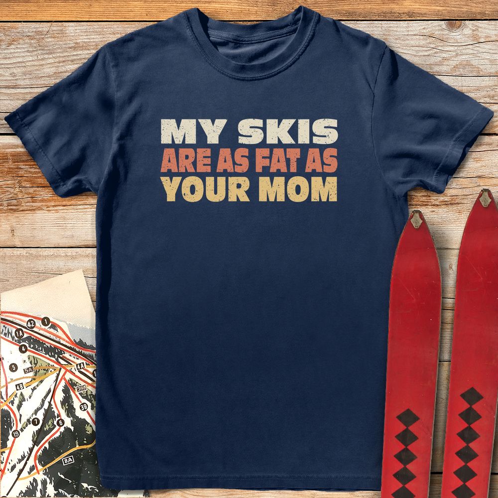 583 Fat Mom Skis White - Navy