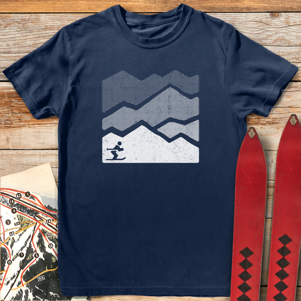 611 Tuckin Hills White - Navy