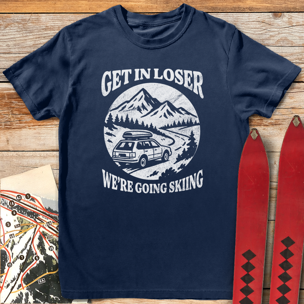 660 Skiing Loser White - Navy