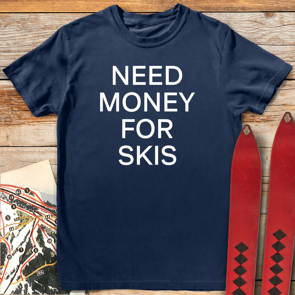 768 Money For Skis White - Navy
