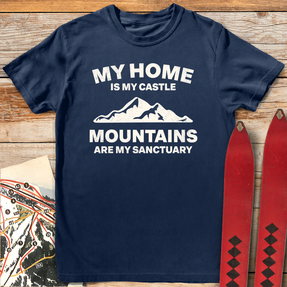 770 Mountain Sanctuary White - Navy