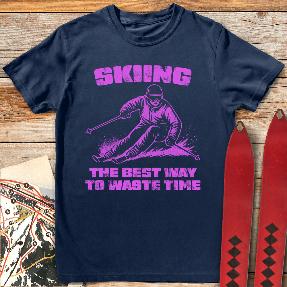 833 Waste Of Time White - Navy