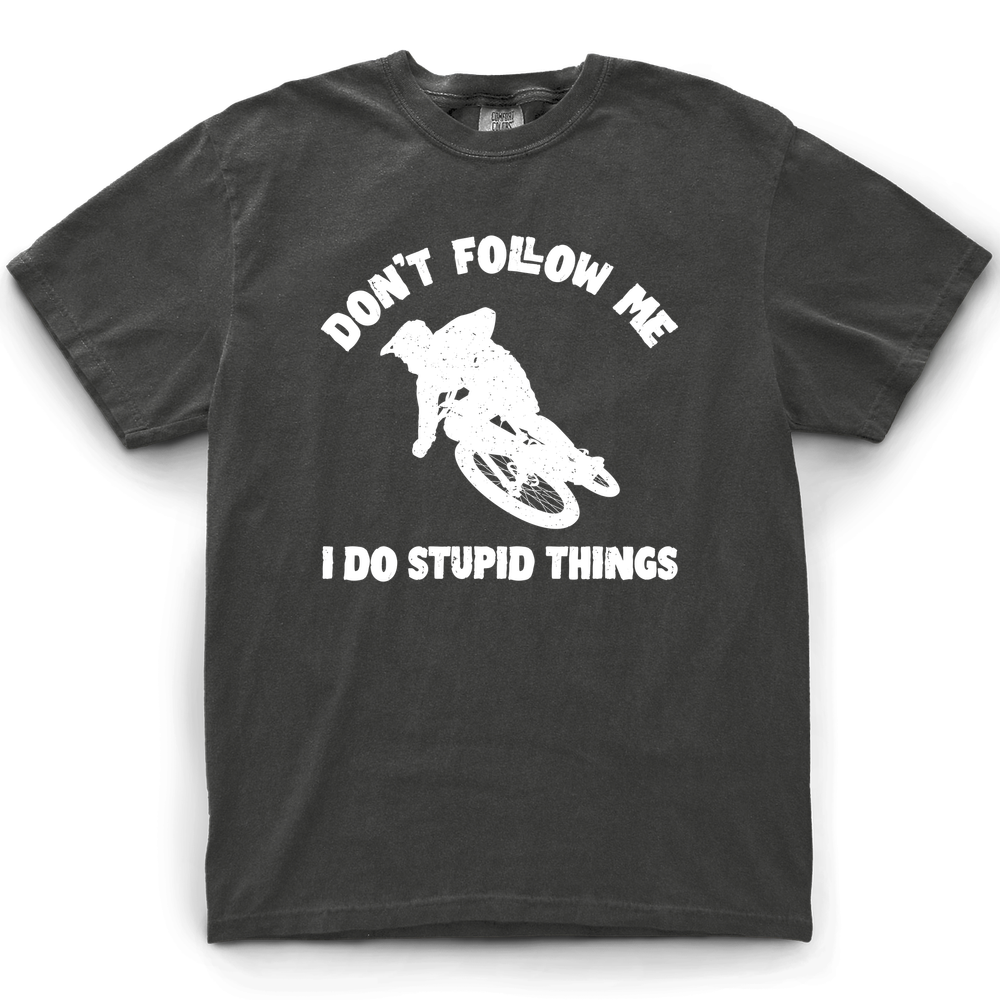 Don't Follow Me Bike T-Shirt - Pepper