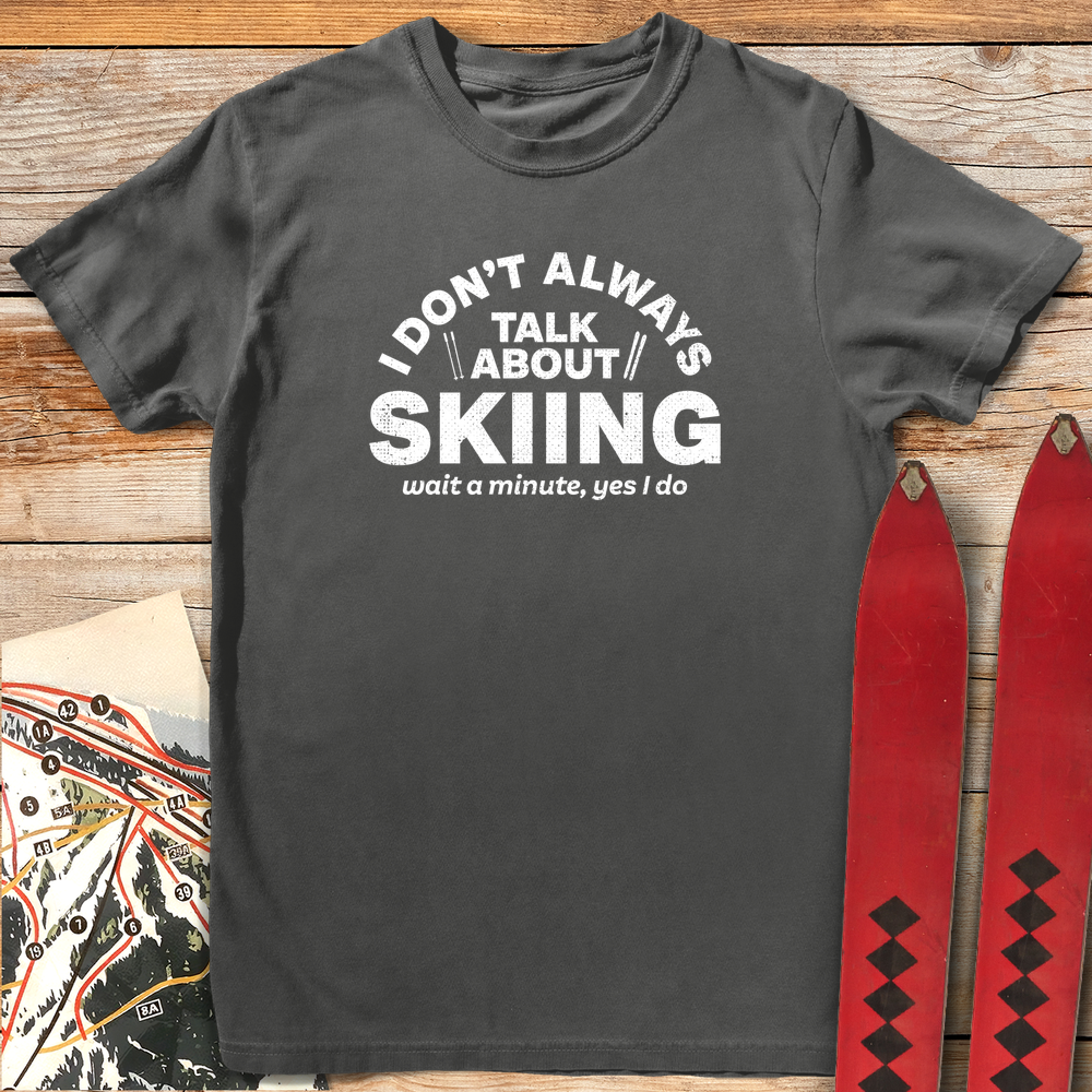 695 Talk About Skiing White - Pepper