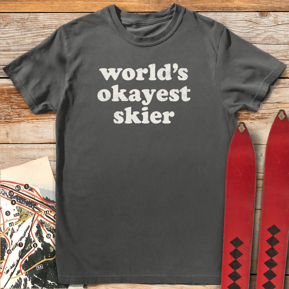 722 Okayest Skier White - Pepper