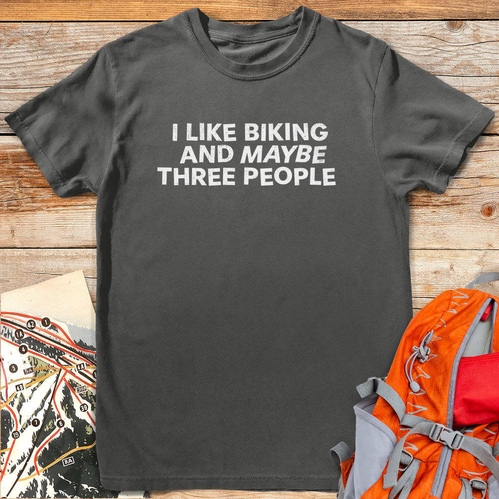 1182 Biking Maybe Three White - Pepper