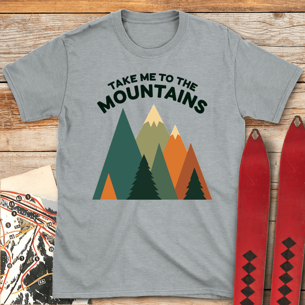 160 Take Me To The Mountains White - Sport Grey