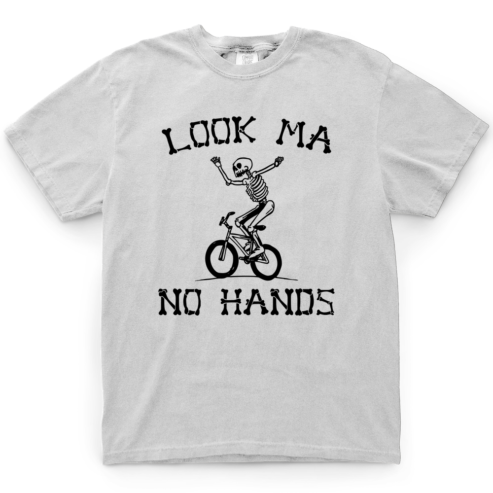 Look Ma No Hands T-Shirt - White
