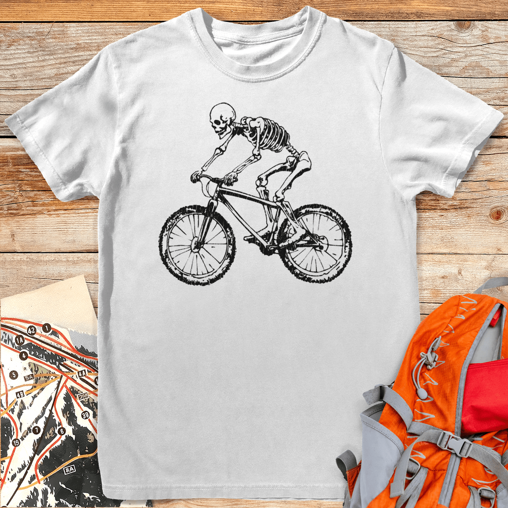 Skeleton Biker - White