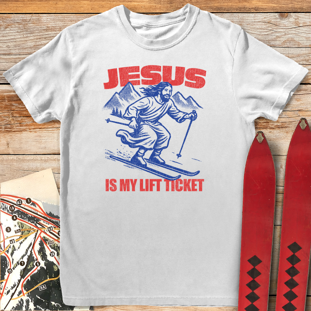 567 Jesus Lift Ticket - White