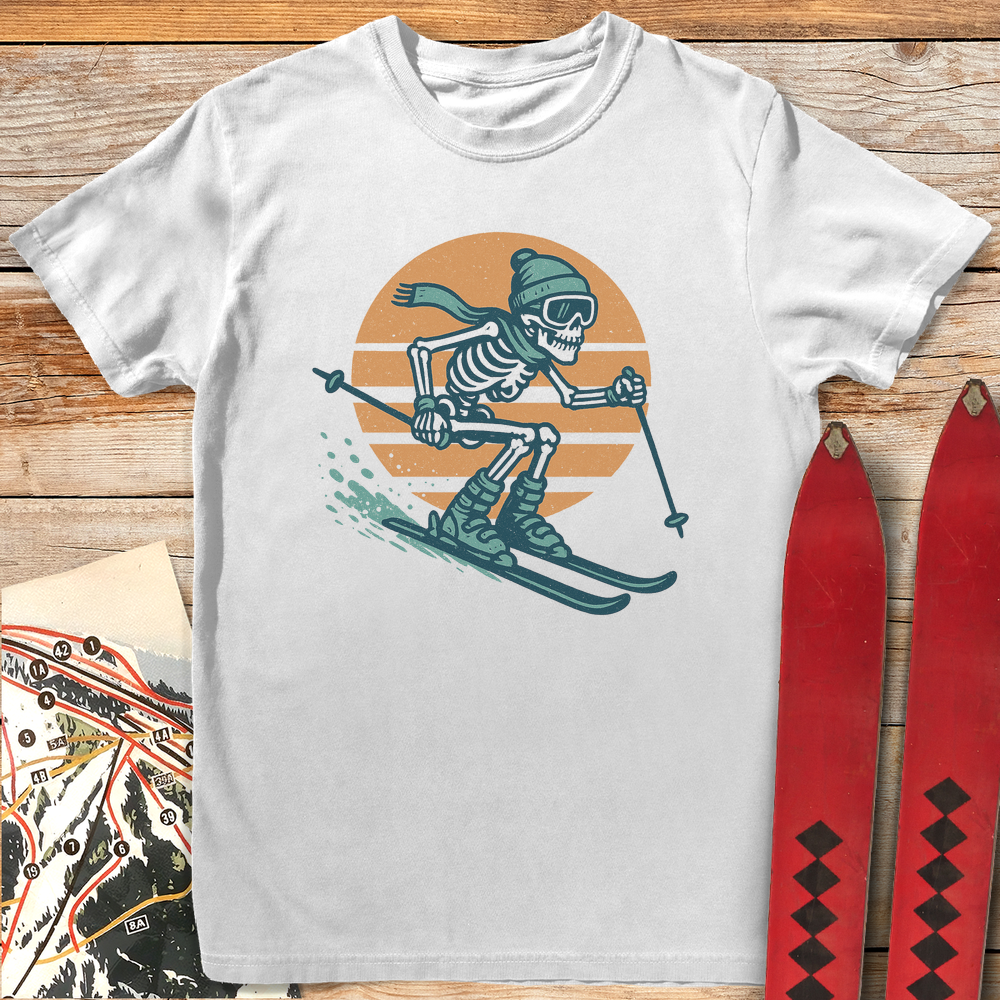 605 Bare Bones Skier Min - White