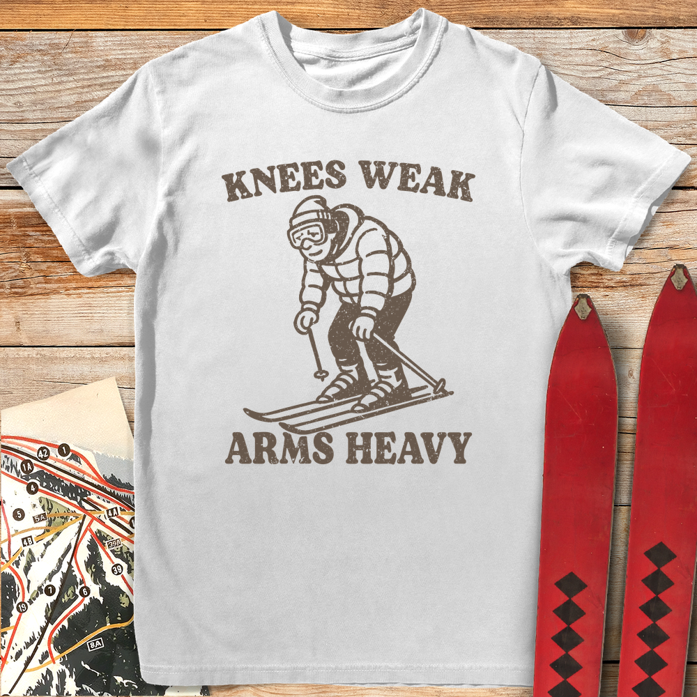 607 Knees Weak Arms Heavy Black - White