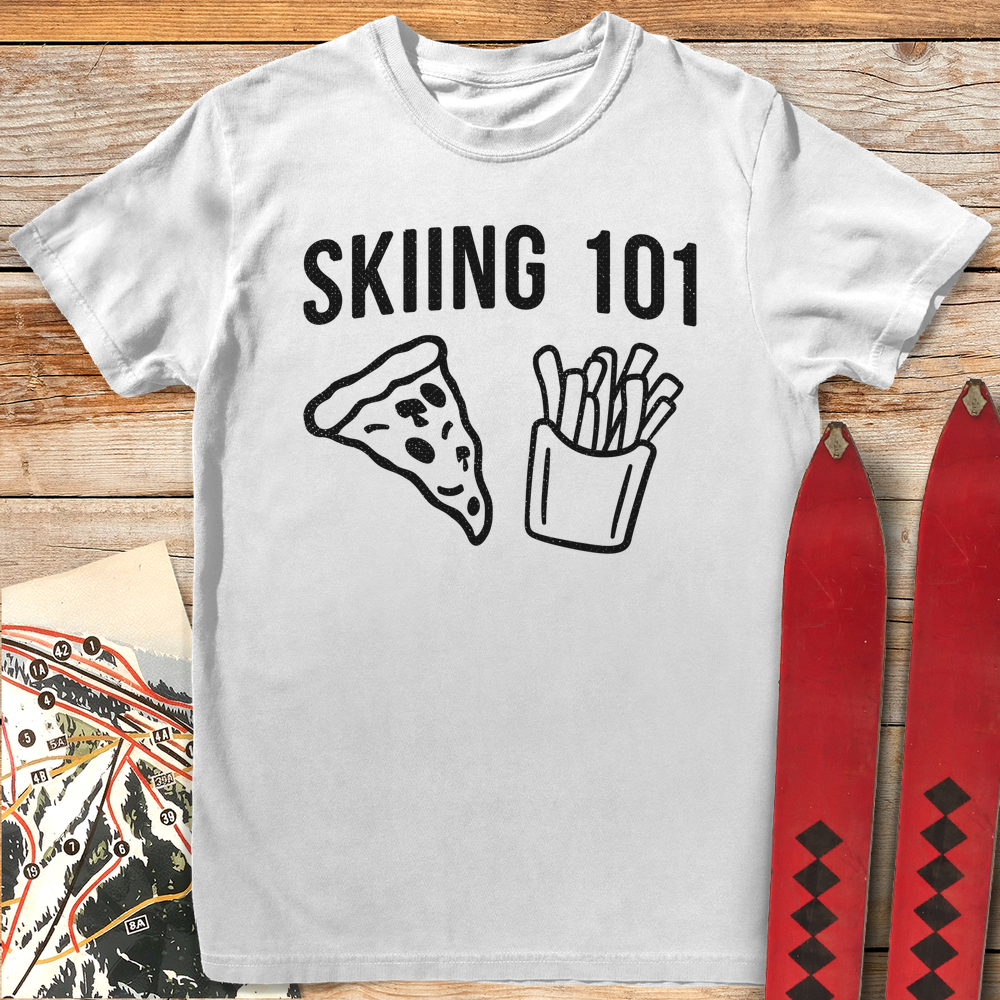 644 Skiing 101 White - White