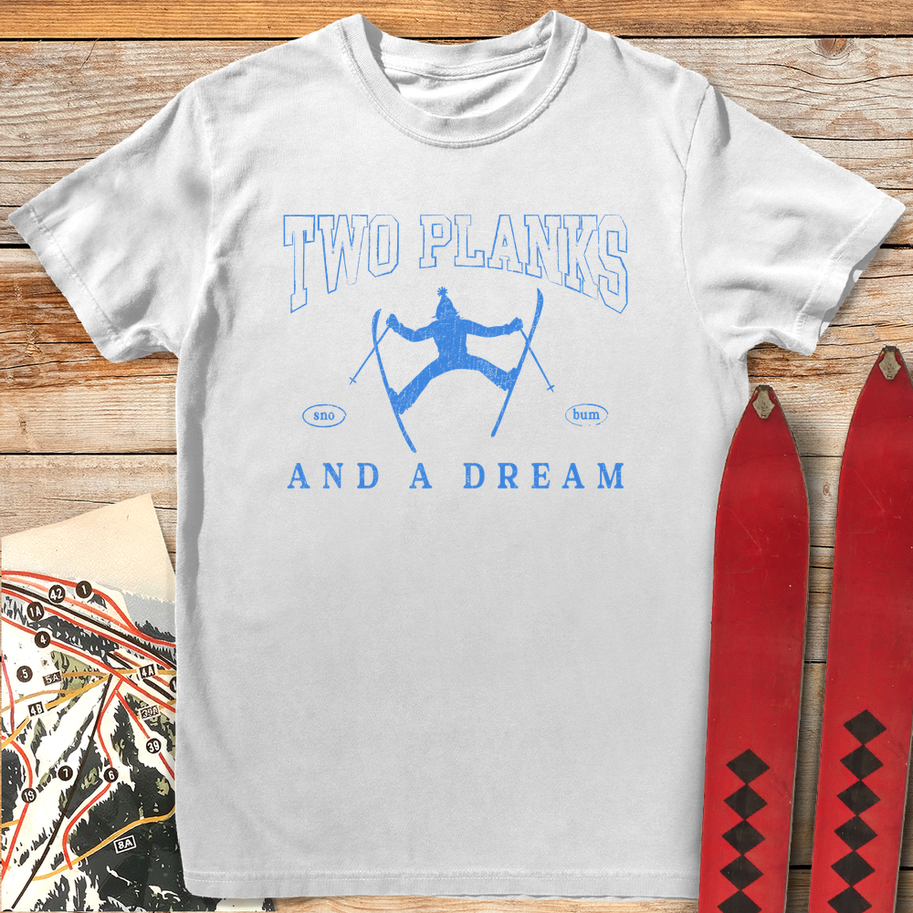 676 Two Plank Dream White - White