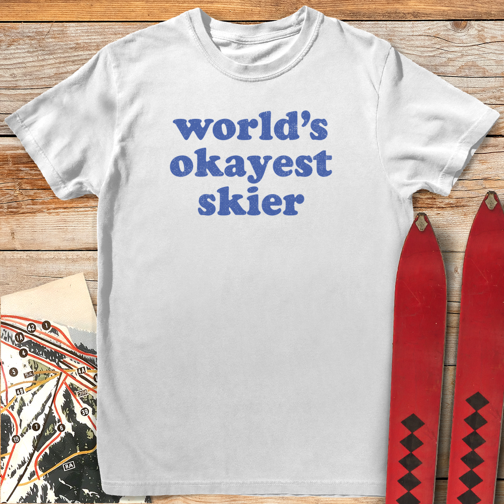 722 Okayest Skier White - White