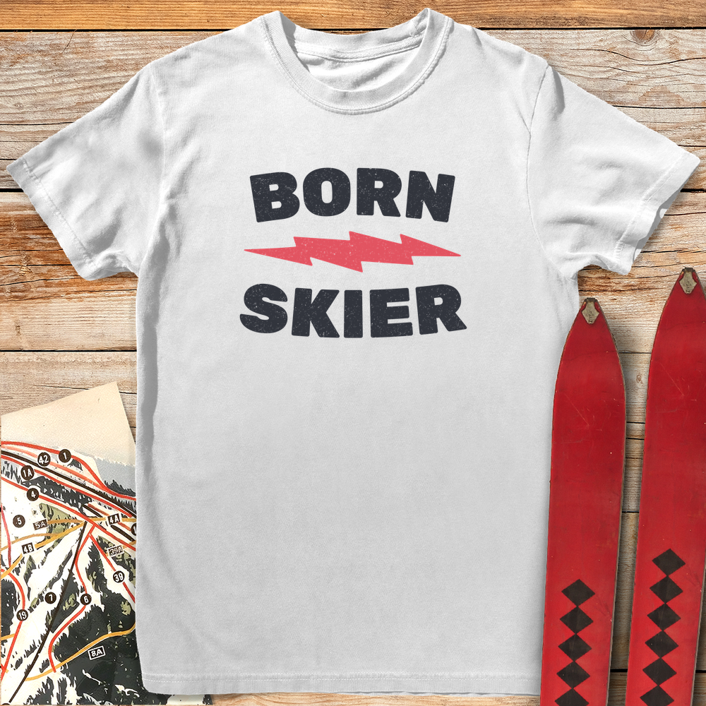 816 Born Skier White - White