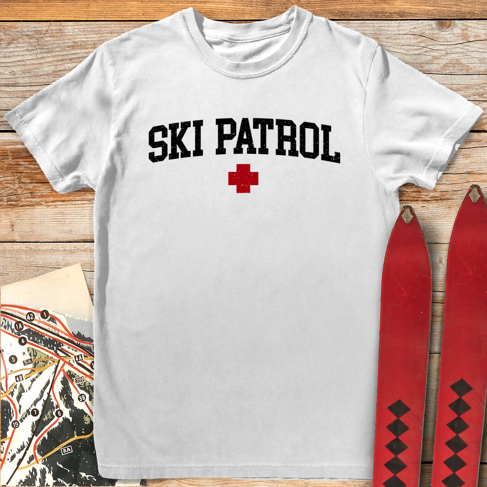 802 Varsity Ski Patrol White - White