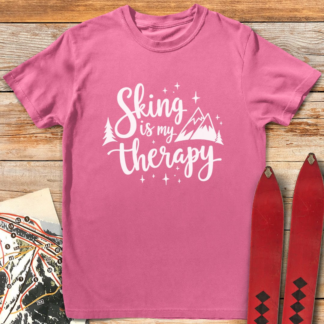 Skiing Is My Therapy T-Shirt