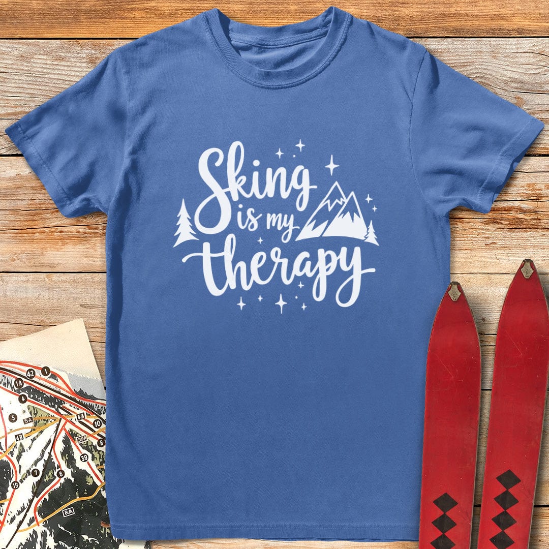 Skiing Is My Therapy T-Shirt