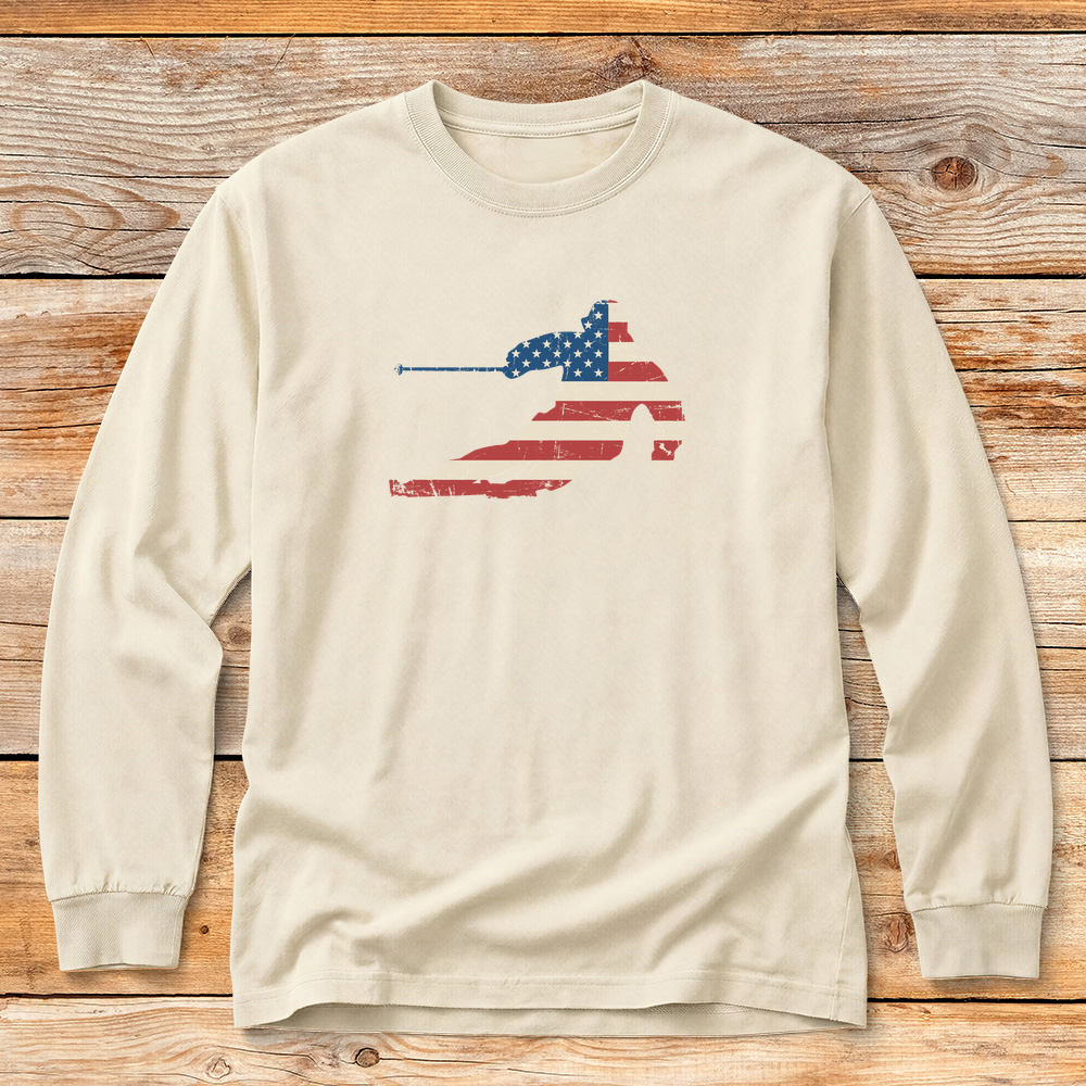 USA Flag Ski