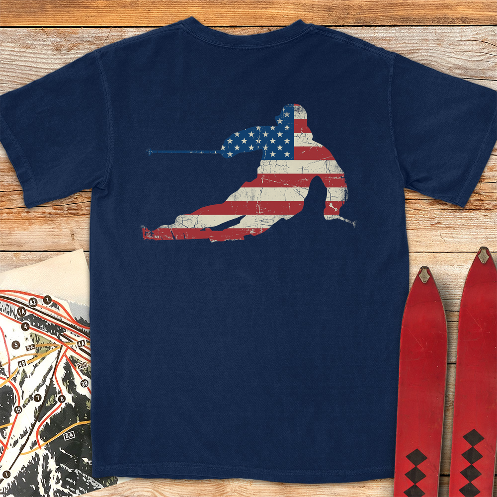 USA Flag Ski
