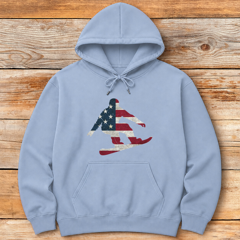 USA Flag Snowboard