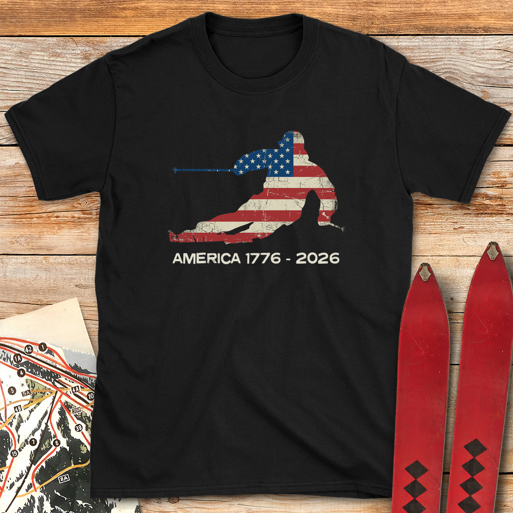 America Ski Flag 250