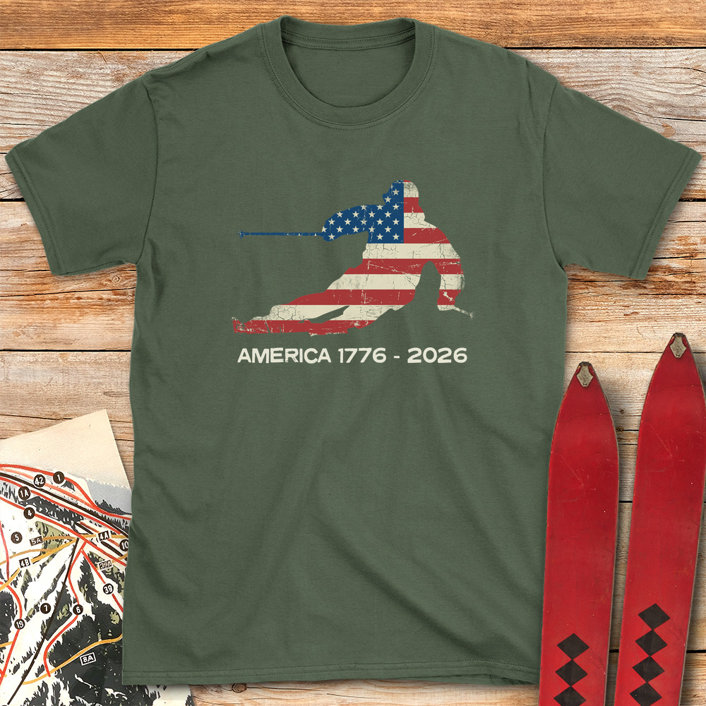 America Ski Flag 250