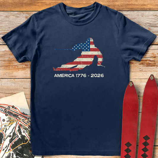 America Ski Flag 250