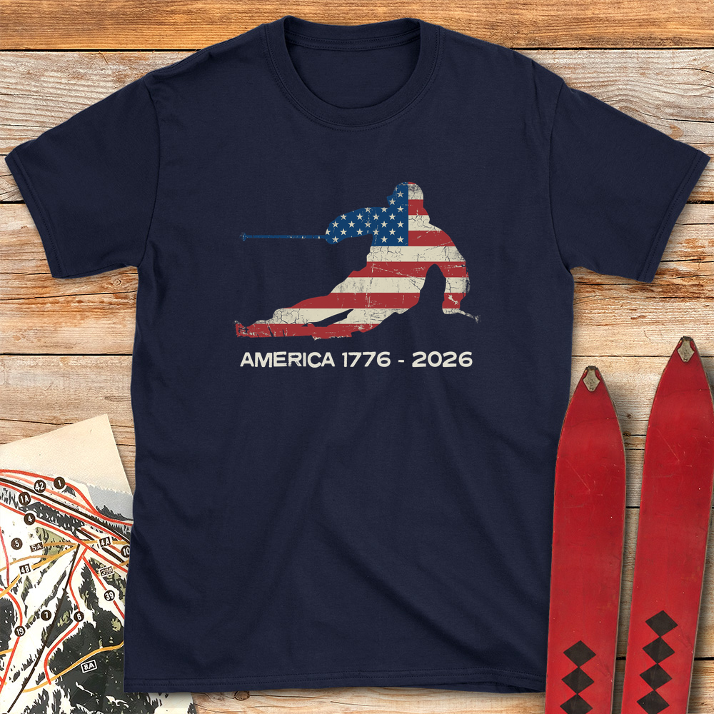 America Ski Flag 250