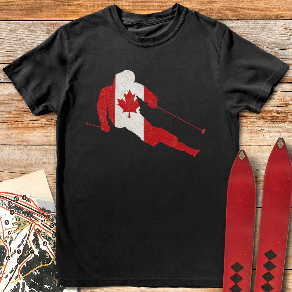 Canada Ski Flag