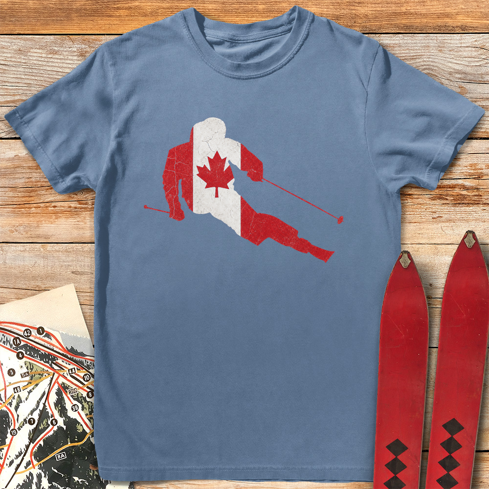 Canada Ski Flag