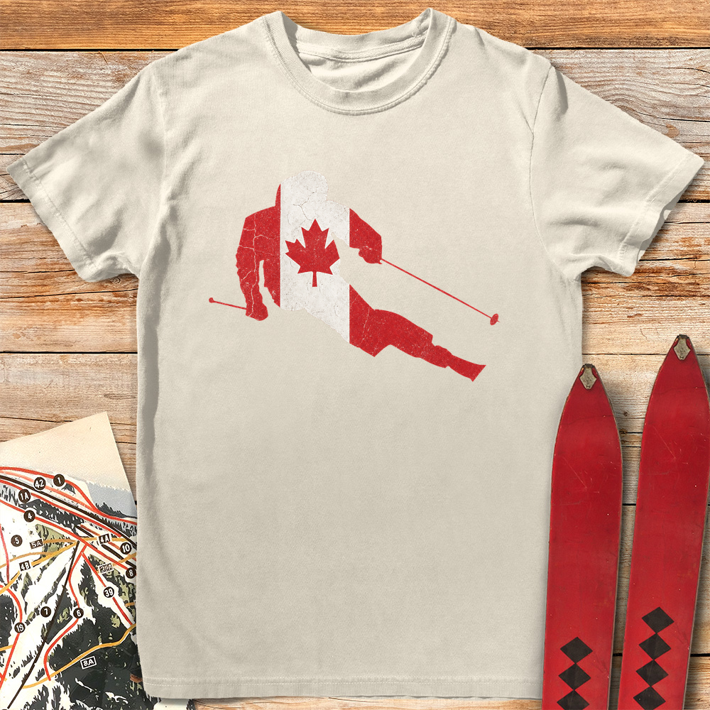 Canada Ski Flag