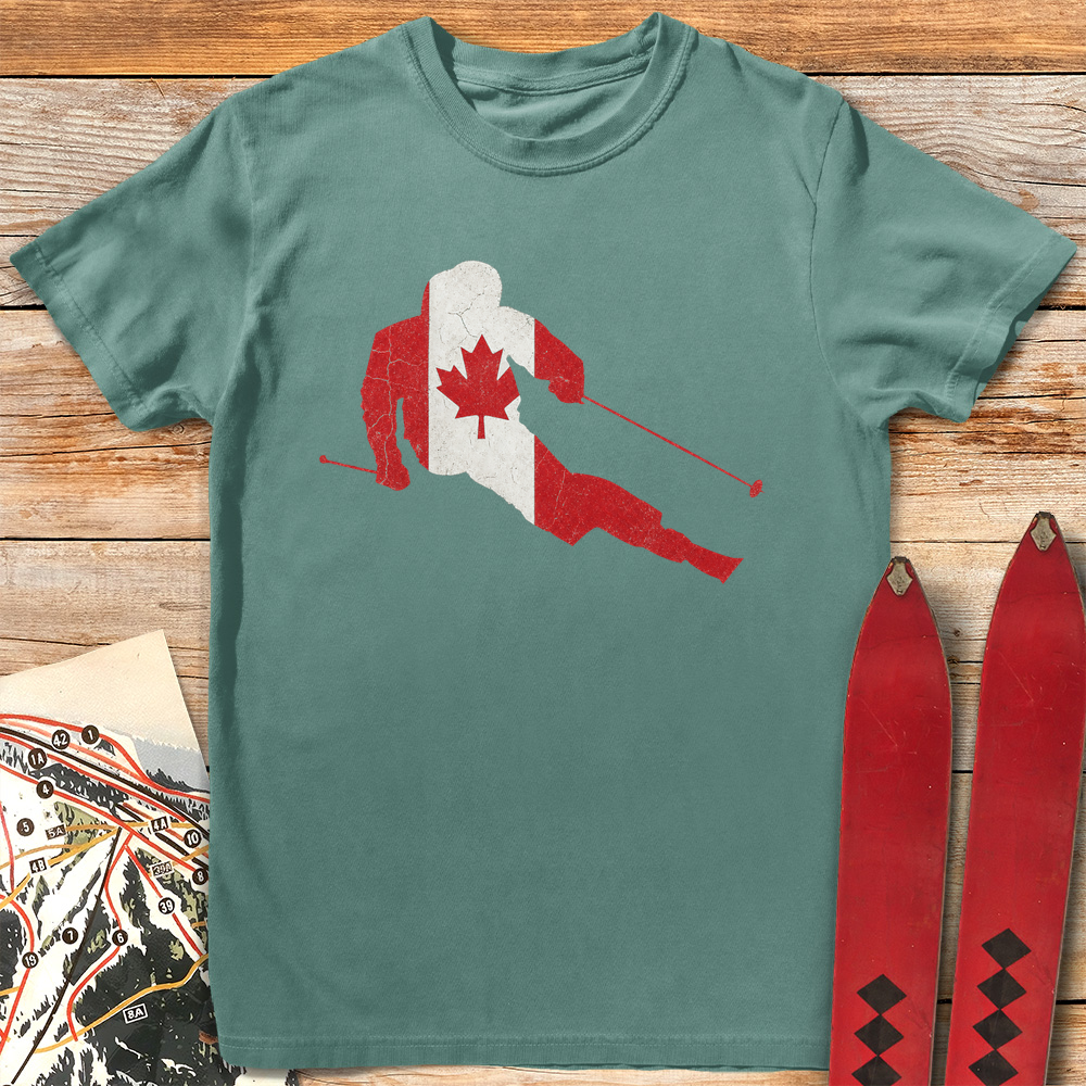 Canada Ski Flag