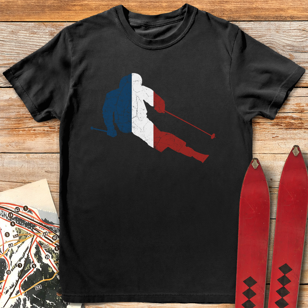 French Ski Flag