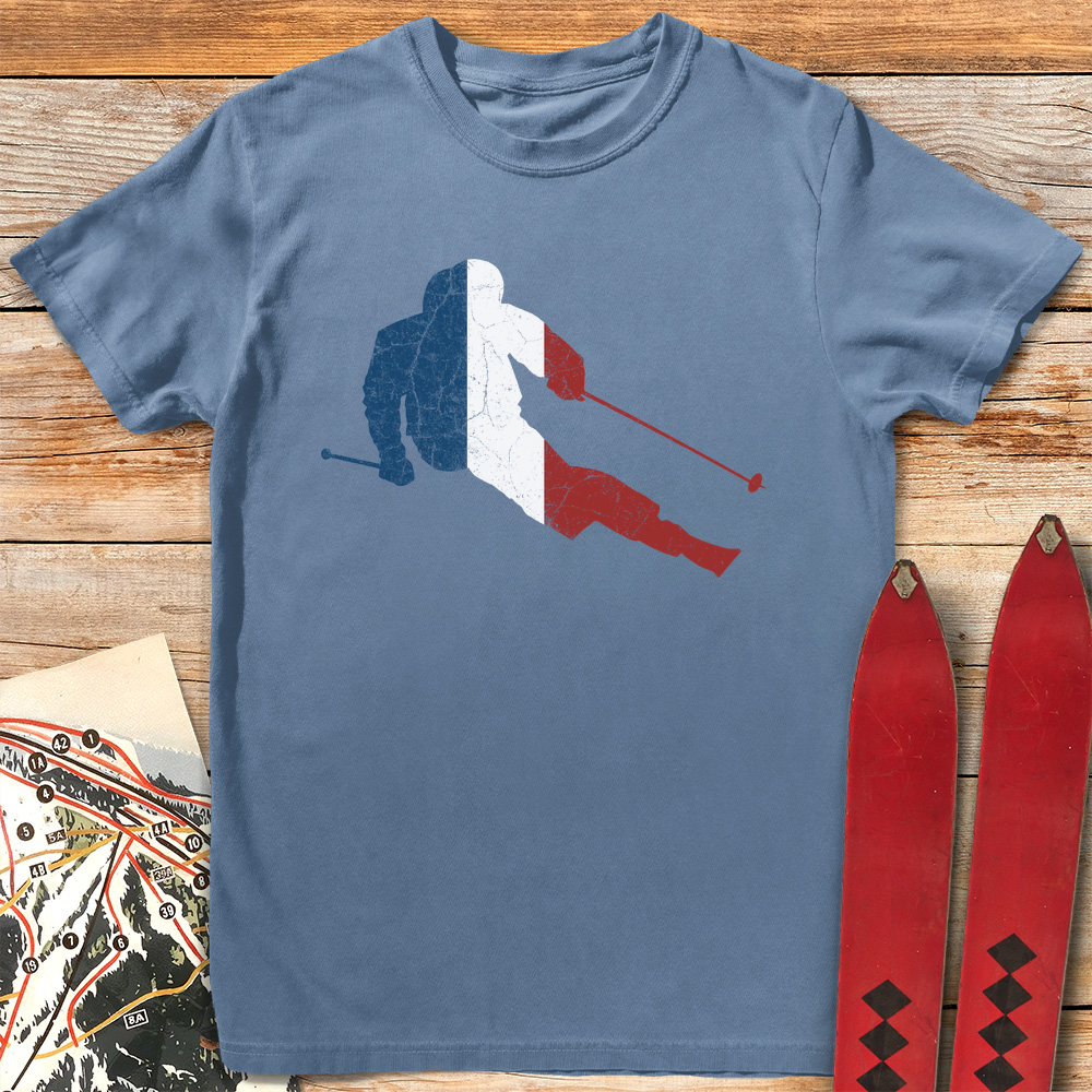 French Ski Flag