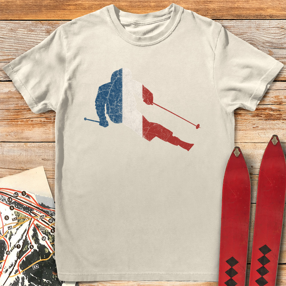 French Ski Flag