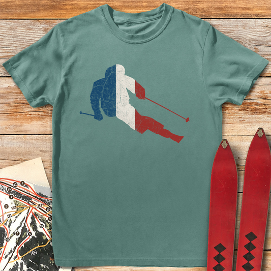 French Ski Flag