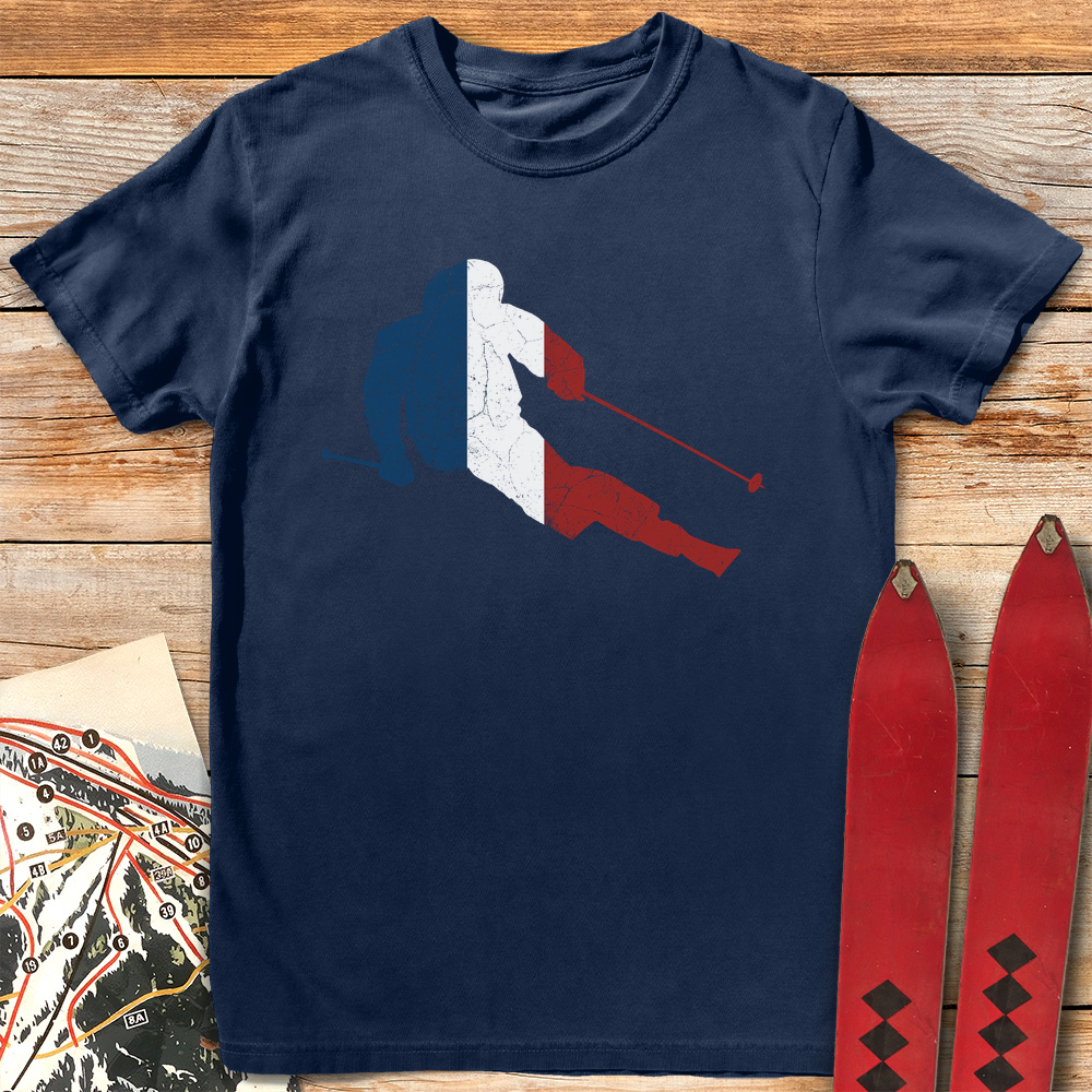 French Ski Flag