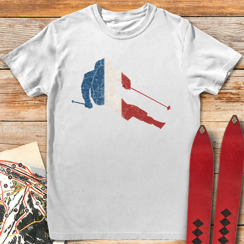 French Ski Flag