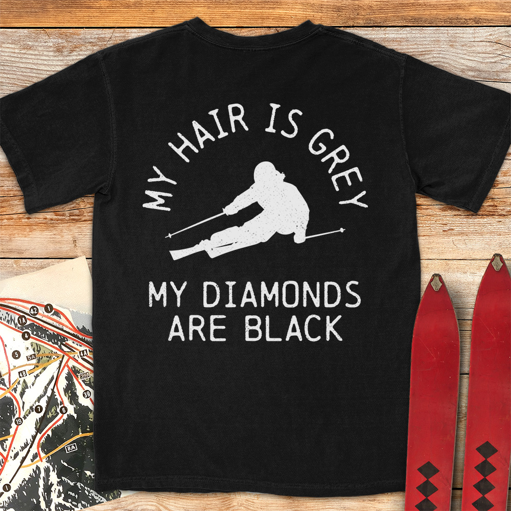 Grey Hair Black Diamonds