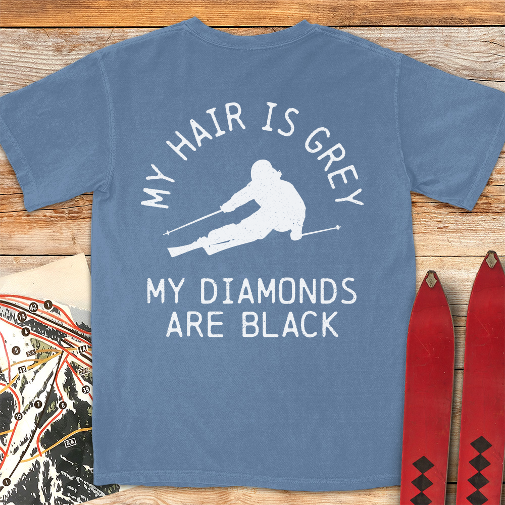 Grey Hair Black Diamonds