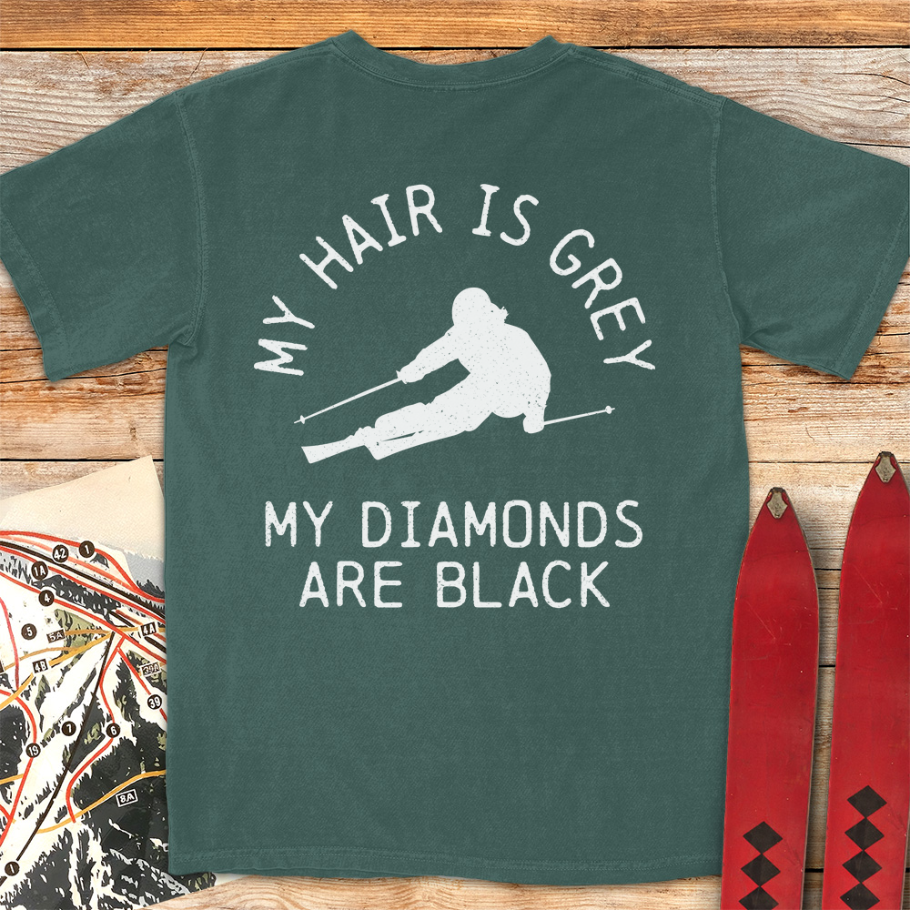 Grey Hair Black Diamonds