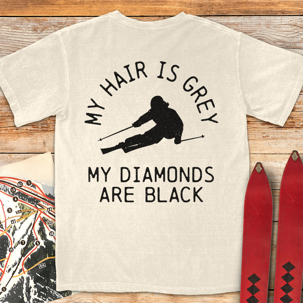 Grey Hair Black Diamonds