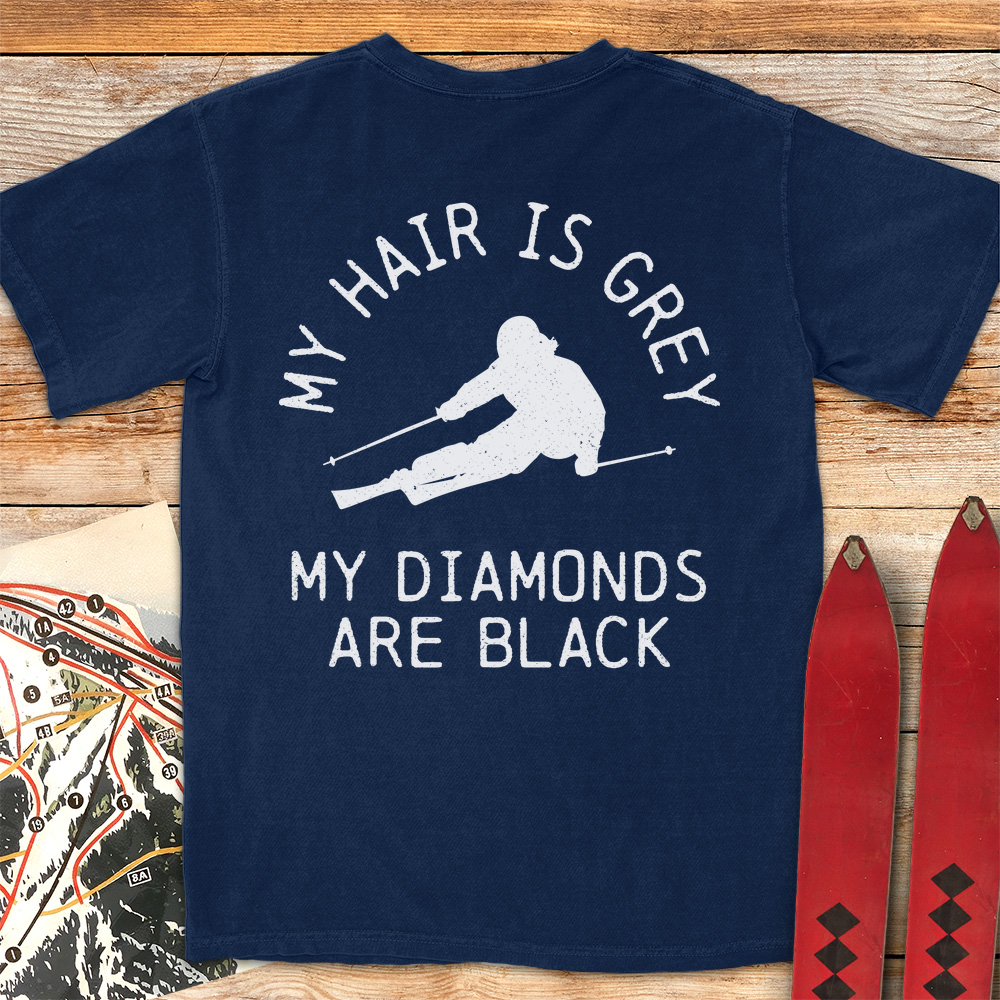 Grey Hair Black Diamonds