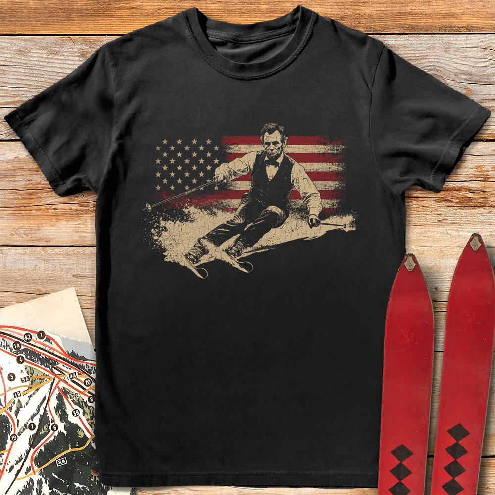 Lincoln Ski Flag