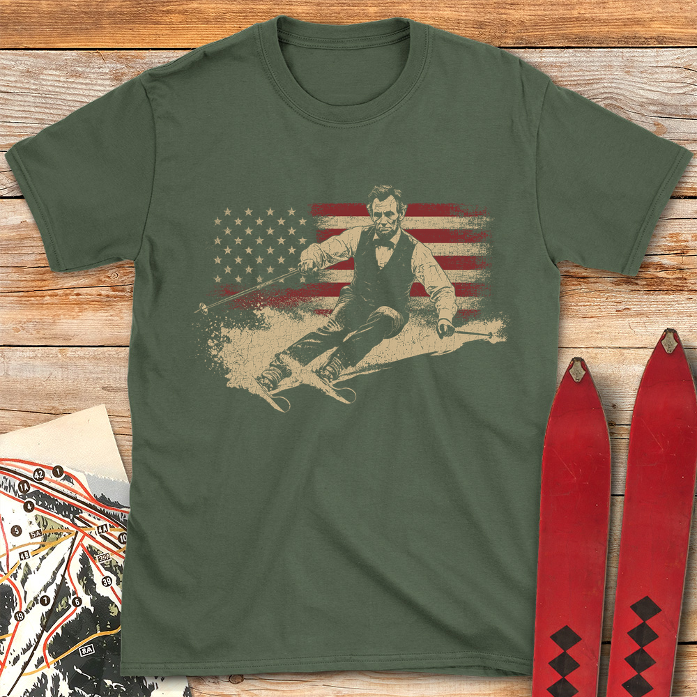 Lincoln Ski Flag